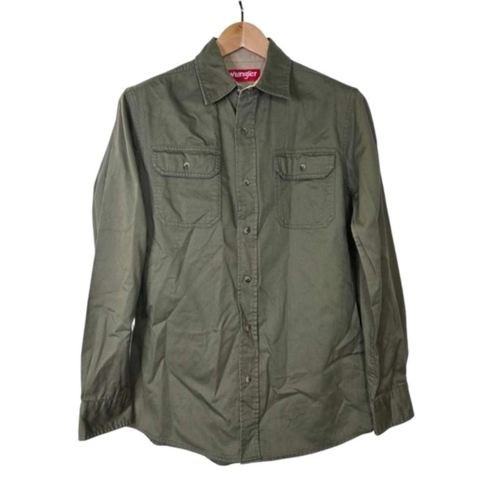 Wrangler Safari style collared Button down long sleeves shirt/ jacket (shacket)